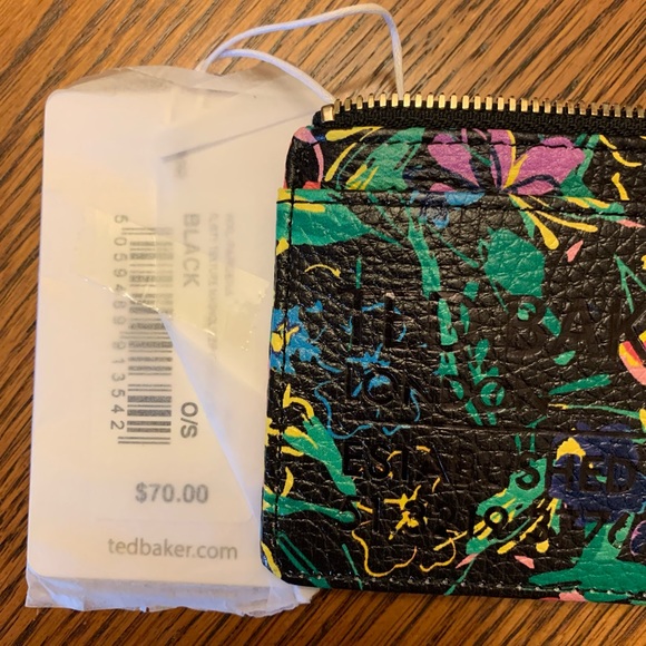NWT Ted Baker London Parcena Flirty Zip Card Holder - Picture 8 of 9